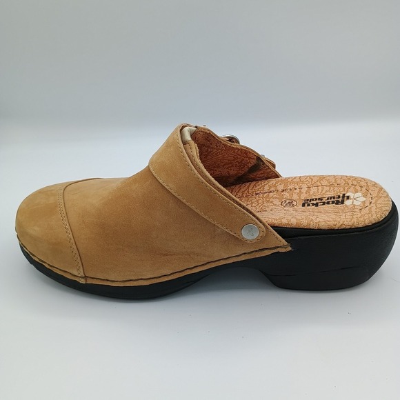 Rocky 4 Eye Sole 3 Inch Clog Slip Resistant Non Marking Size 36 US 5 - 5.5 - Picture 4 of 12